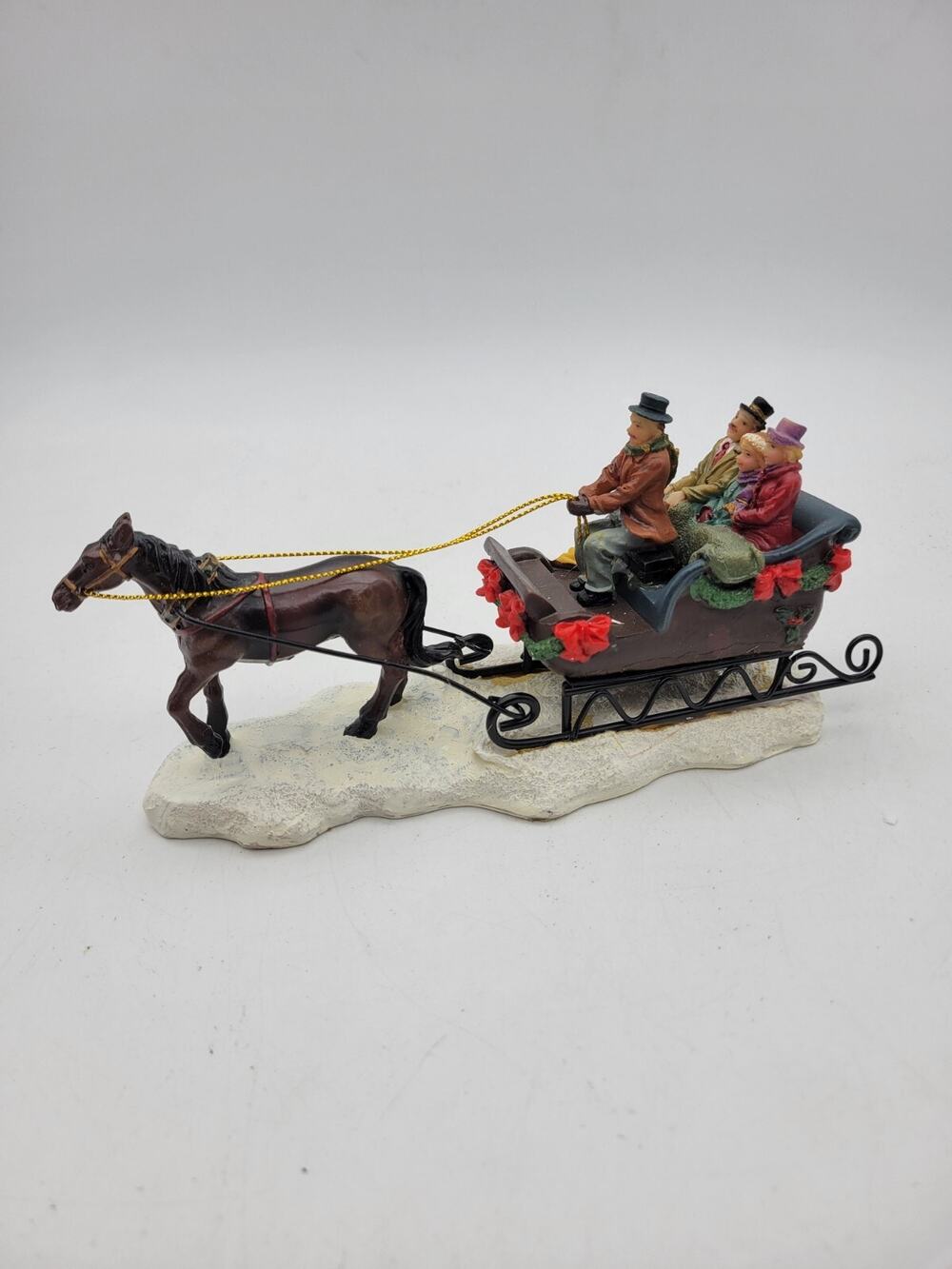 St. Nicholas Square SLEIGH RIDE Christmas Village Collection Accessory Kohls Box